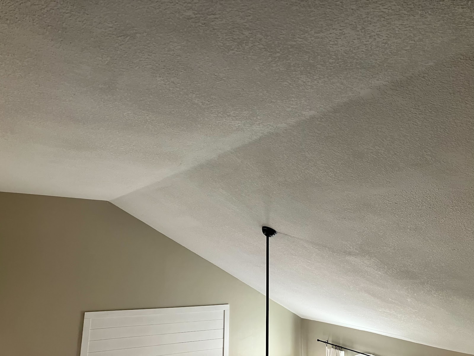 Textured vaulted ceiling — drywall and painting by Smooth Finish, Fort Wayne