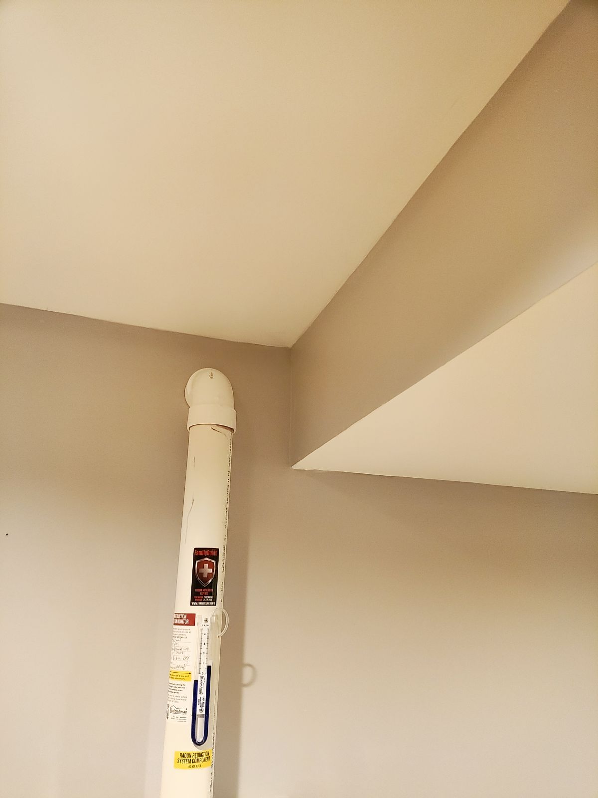 Vaulted ceiling corner — drywall and painting by Smooth Finish, Fort Wayne