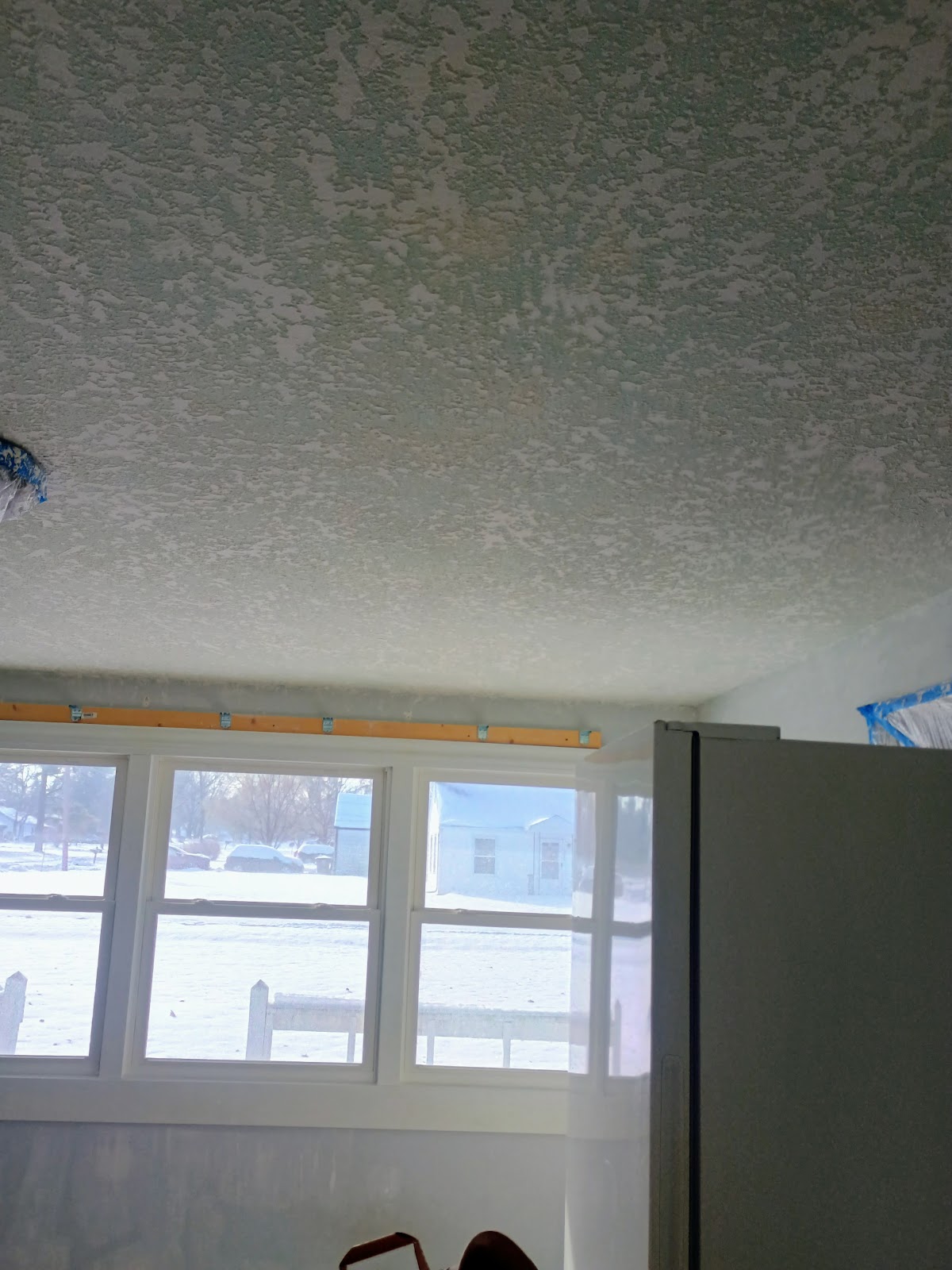 Knockdown texture ceiling — drywall and painting by Smooth Finish, Fort Wayne